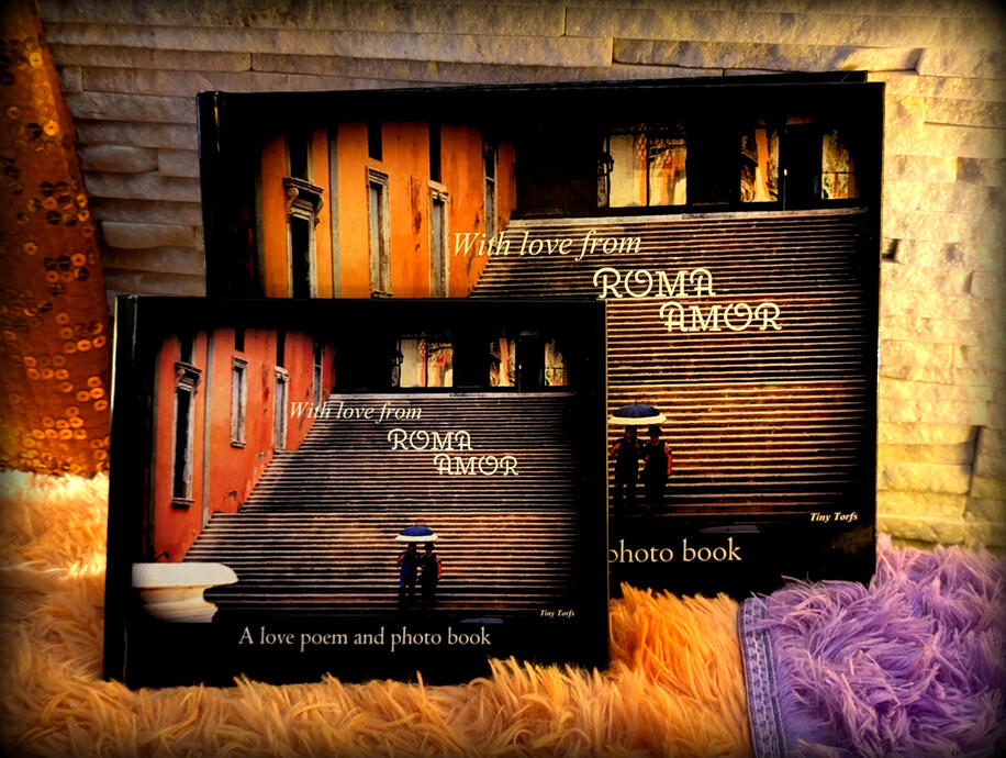 First edition of my Rome book, black paper, only in Rome